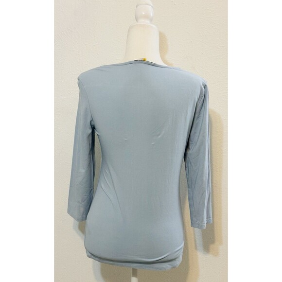 Boden Women Size 8R Light Blue Top Basic Essential Capsule Wardrobe Everyday - Picture 5 of 10